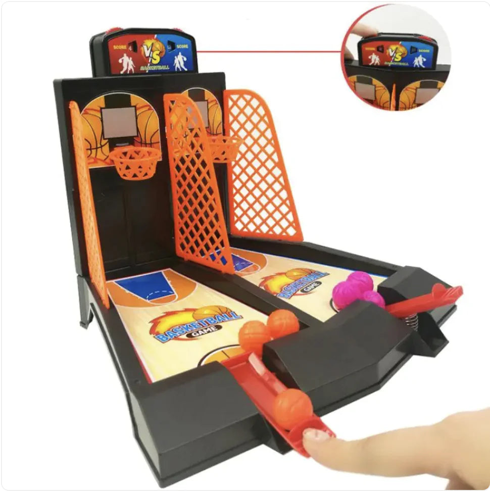 Children's Double Play Finger Basketball Toy